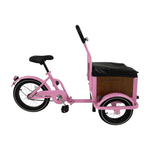 Chanty Cargo Kid – Pink inkl. hjelm, flaskeholder, håndtag i 2 farver og ringklokke - BørnecyklerneChantyBørnecyklernePink: BLC16 - LYRChanty Cargo Kid – Pink inkl. hjelm, flaskeholder, håndtag i 2 farver og ringklokke